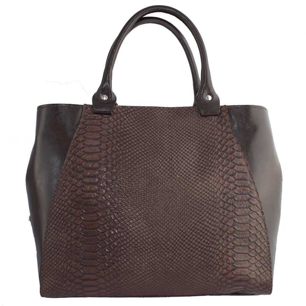 Geanta dama, din piele naturala, marca Anna Fellini, MADONNA-10B-02-27, maro