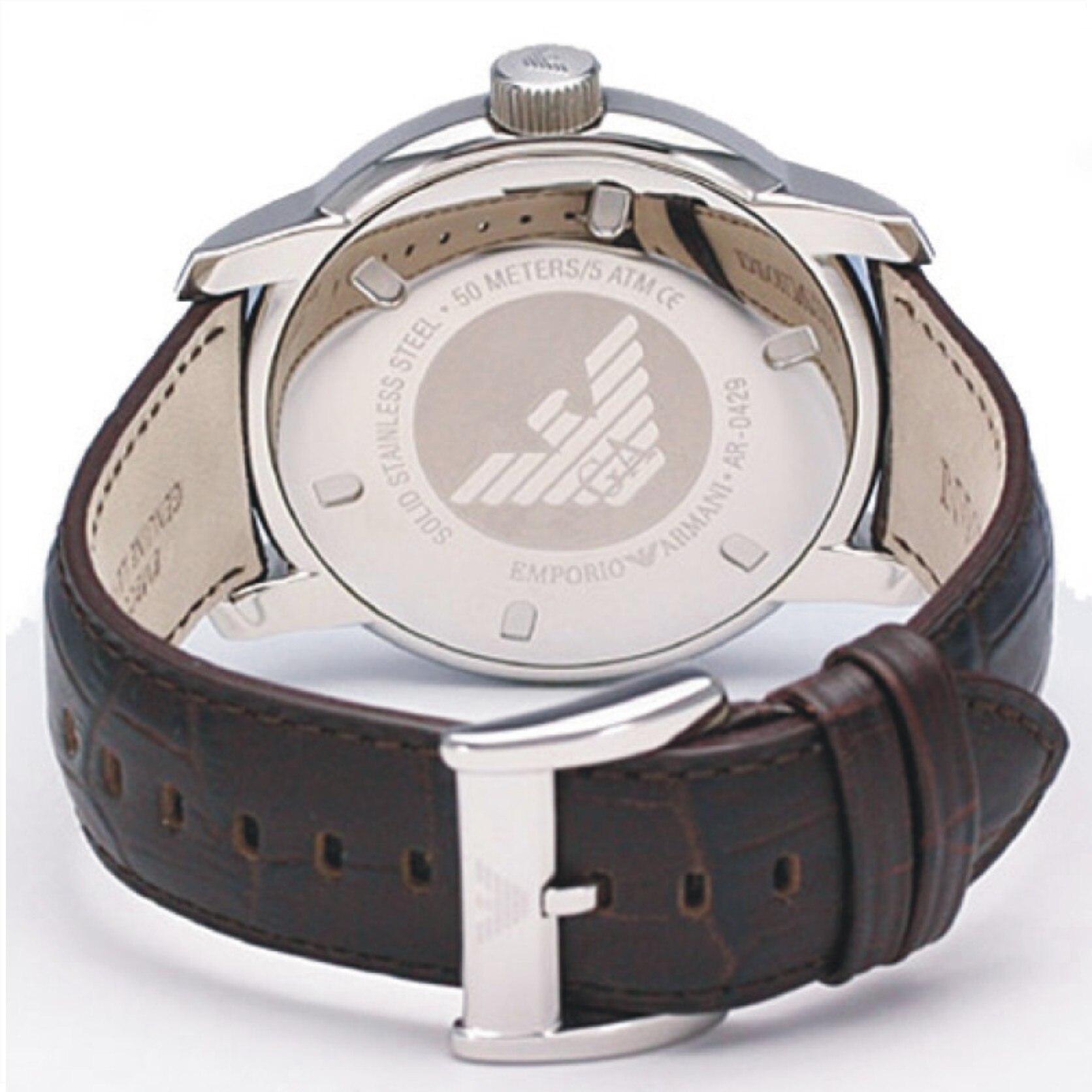 Ceas Emporio Armani AR0429, barbatesc, maro - eMAG.ro