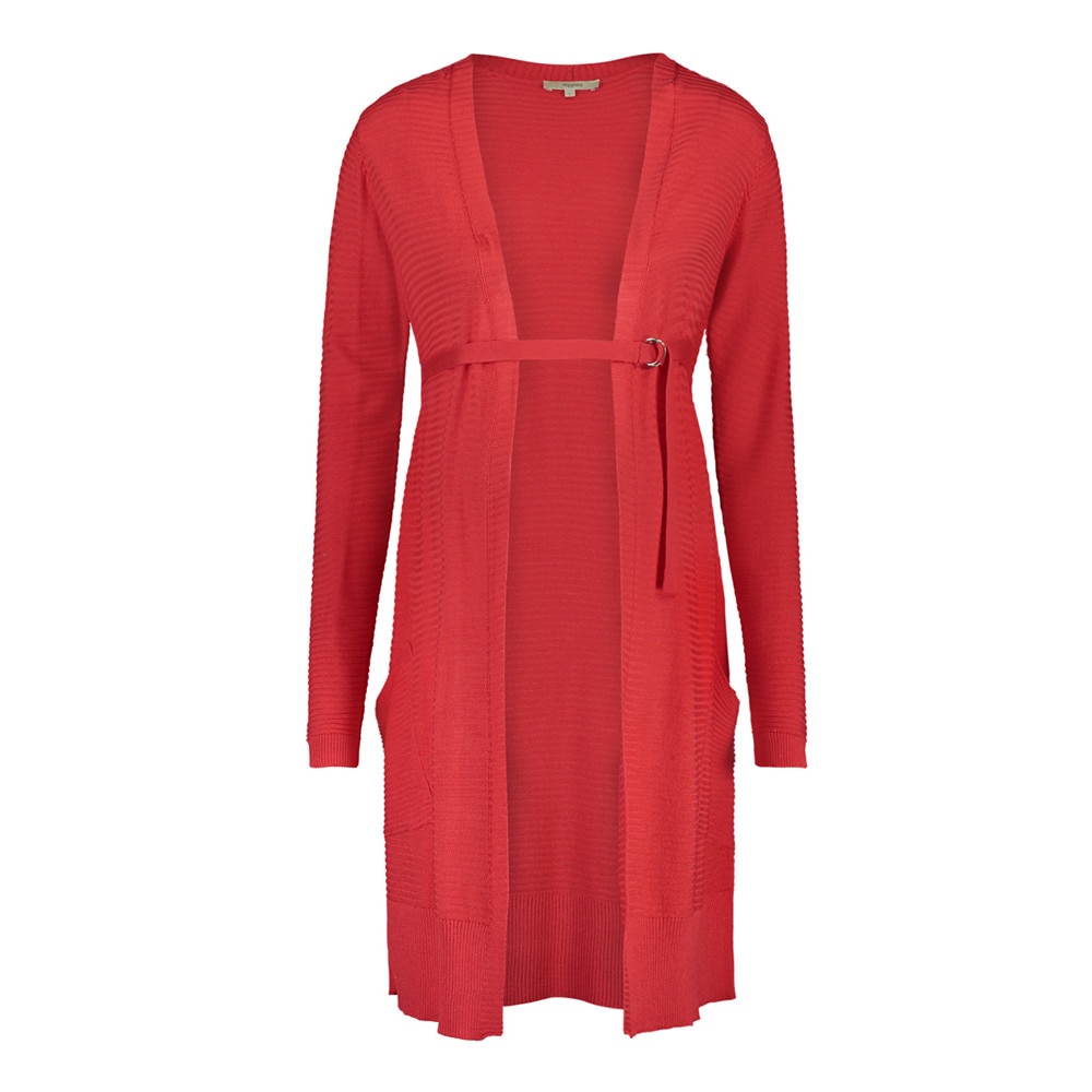 Cardigan gravida, Noppies, cu cordon, rosu, L EU