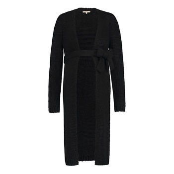 Cardigan gravida, Noppies, cu cordon, negru, L EU Cardigan gravida, Noppies, cu cordon, negru, L EU