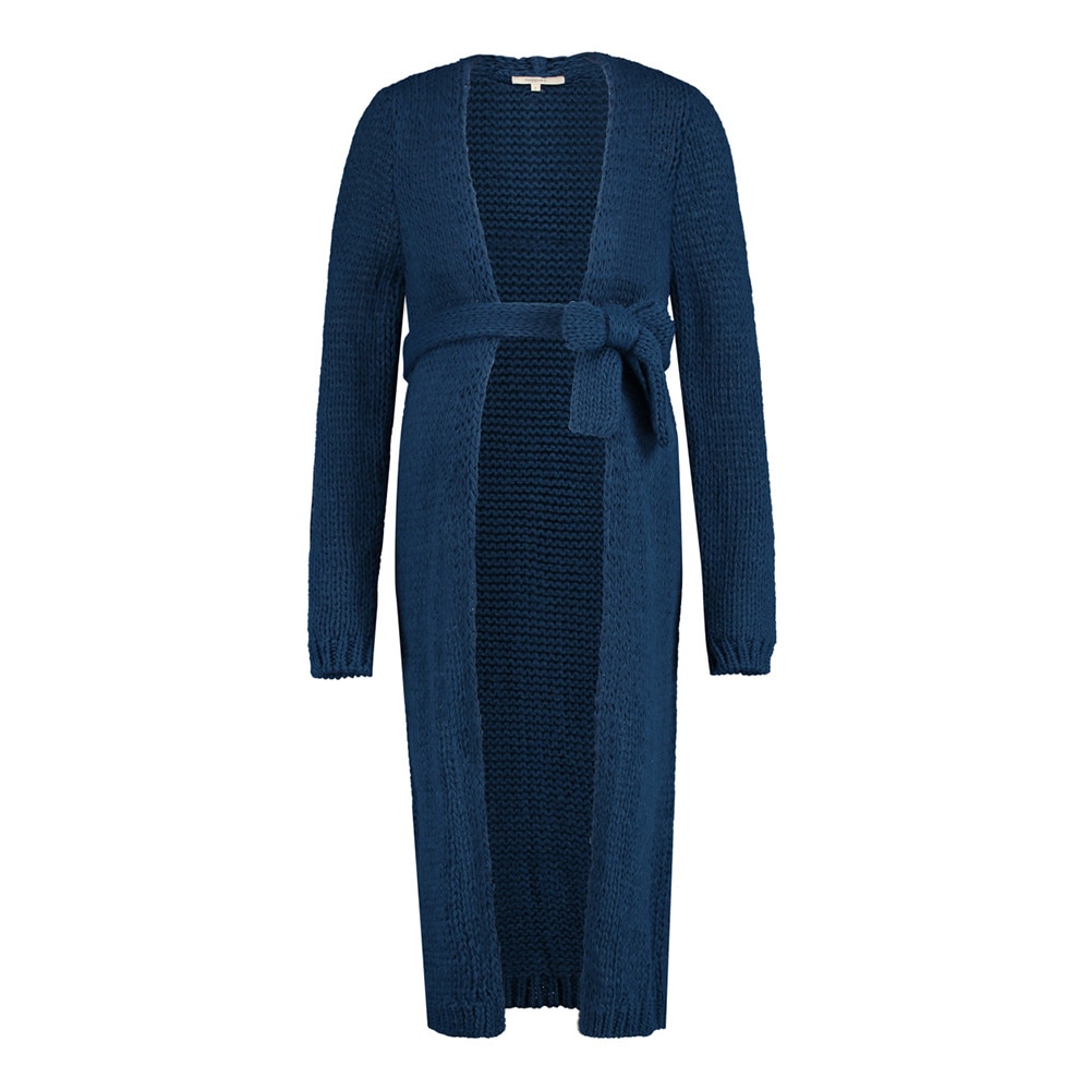 Cardigan gravida, Noppies, cu cordon, albastru, M EU