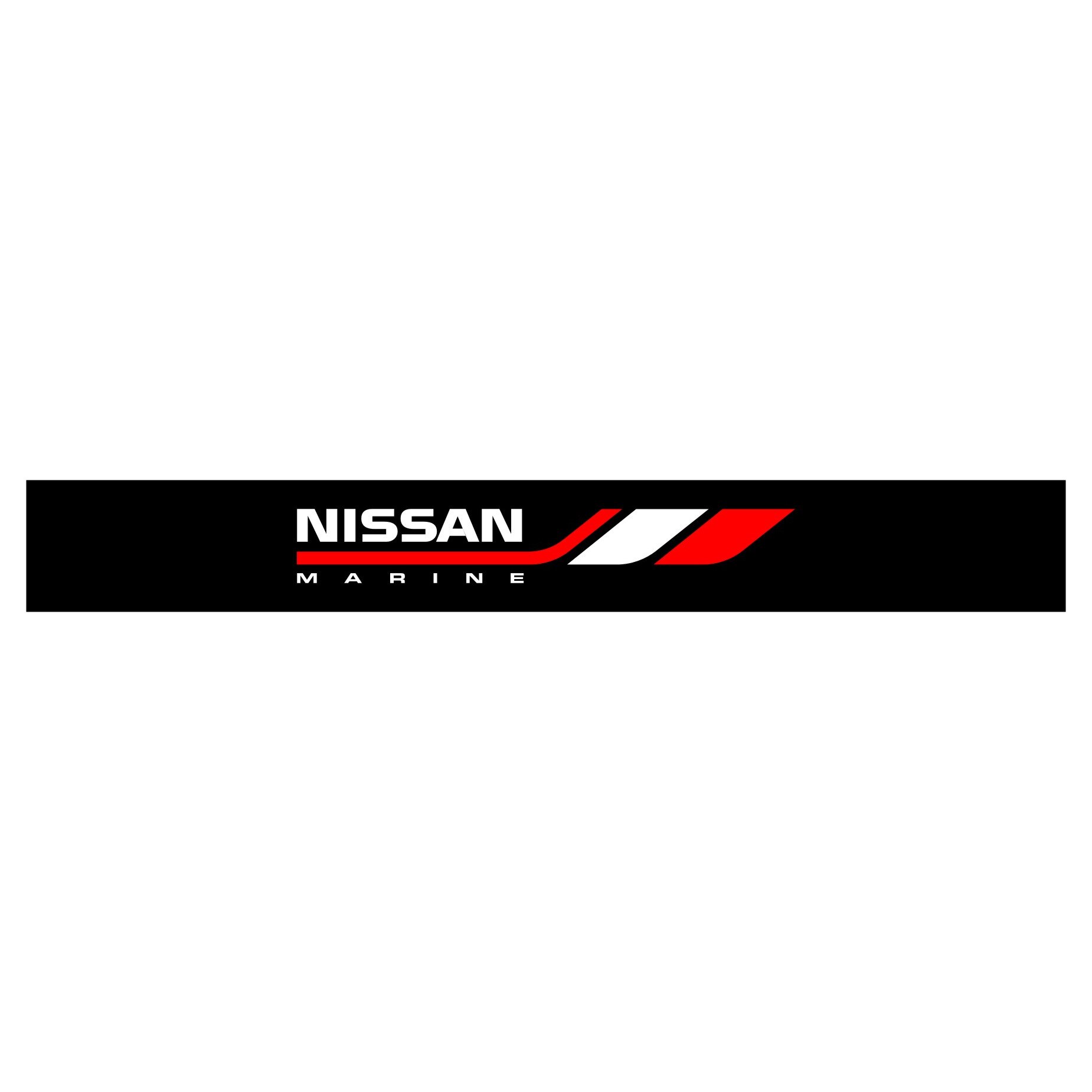Sticker parasolar parbriz, model Nissan Marine