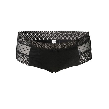 Chilot pentru gravide, Noppies, cu dantela, negri, XL EU Chilot pentru gravide, Noppies, cu dantela, negri, XL EU