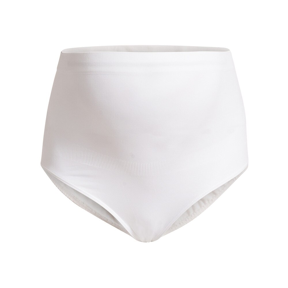 Chilot pentru gravide, Noppies, cu talie inalta, alb, M/L