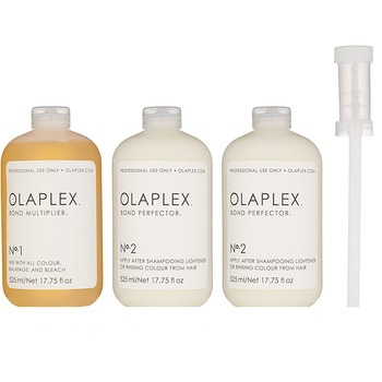 Set tratament pentru par Olaplex Salon Intro Kit 1xBond Multiplier No.1 525 ml+2xBond Perfector No.2 525 ml Set tratament pentru par Olaplex Salon Intro Kit 1xBond Multiplier No.1 525 ml+2xBond Perfector No.2 525 ml