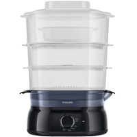 aparat de gatit la aburi philips daily collection hd912690 900 w 9 l cronometru 3 cosuri pentru gatire simultana negru imagen 15_0_
0
