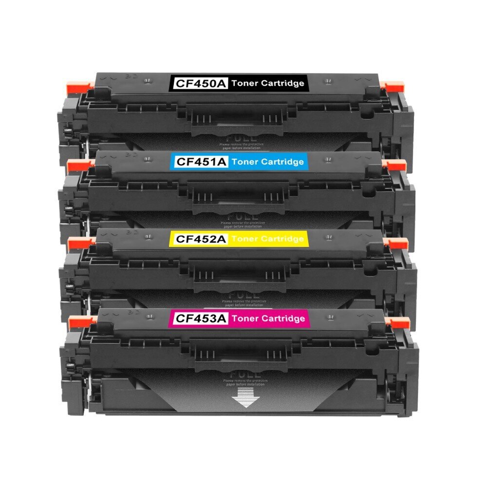 Set 4 Cartuse CF450A BK 44000 Pag compatibil HP Color LaserJet Enterprise Flow MFP M 681 dh /MFP M 681 f / M 681 z / MFP M 682 z / M 652 dn /M 652 n /M 652 /M 653 dh /M 653 dn /M 653 /M 653 x /MFP M 681 dh / MFP M 681 f / MFP M 681/MFP M 681 xh