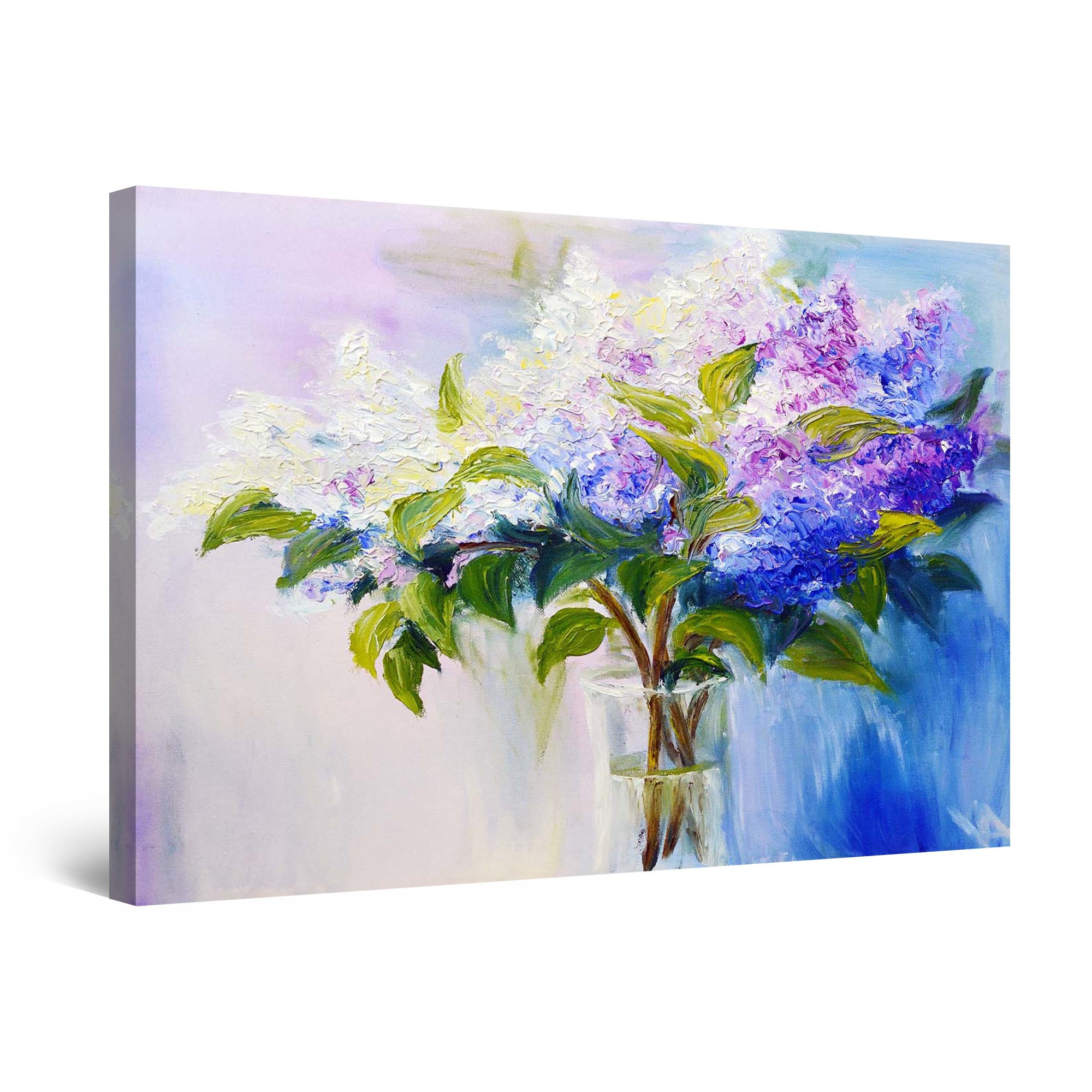 Tablou DualView Startonight Buchet de liliac, luminos in intuneric, 30 cm x 20 cm