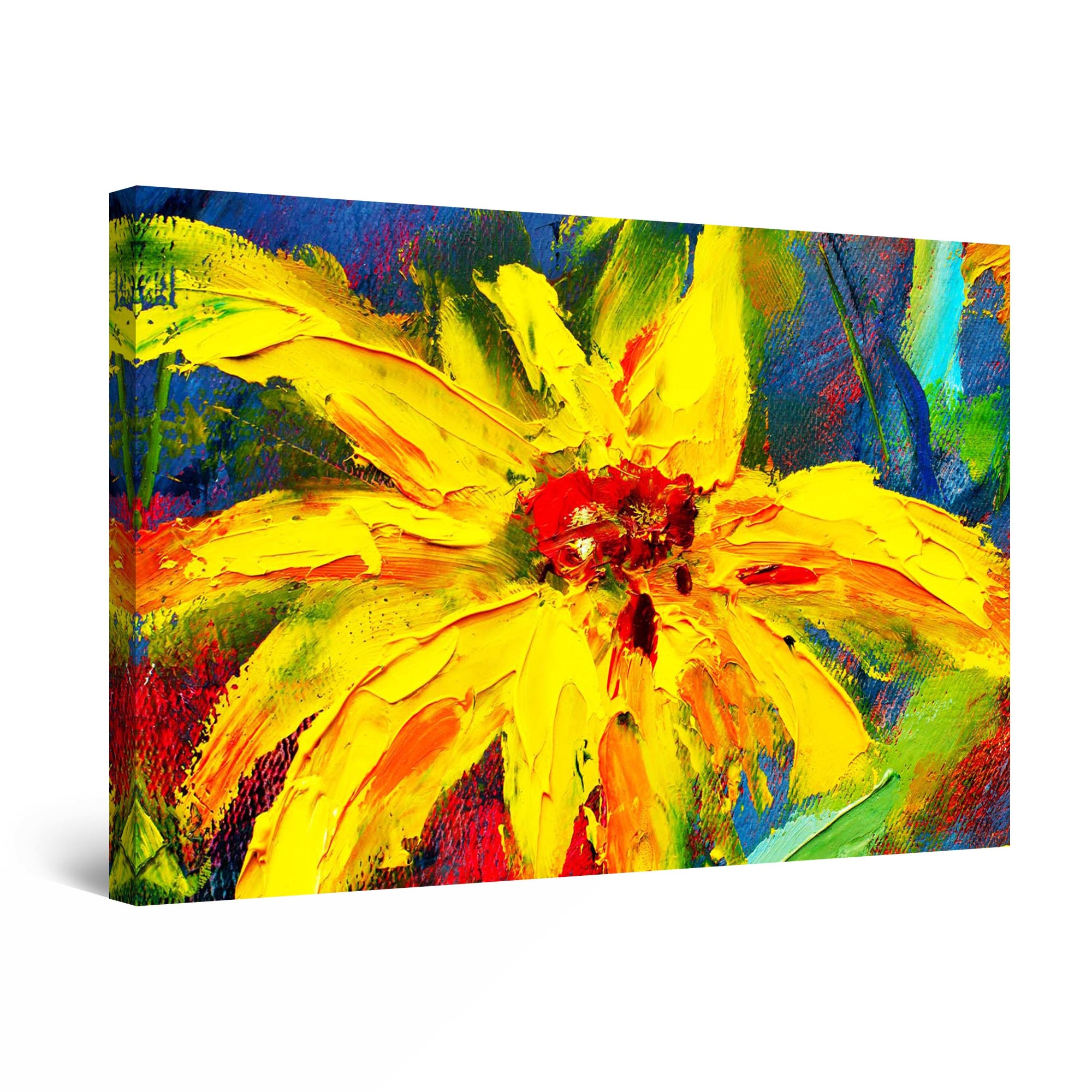Tablou DualView Startonight Floare exotica, luminos in intuneric, 80 cm x 120 cm