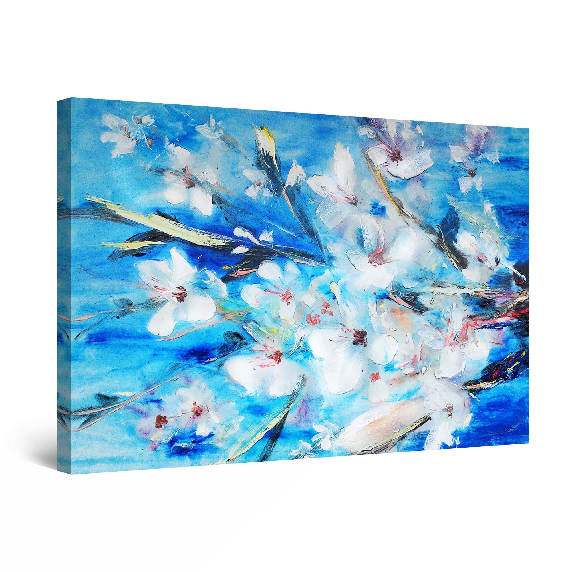Tablou DualView Startonight Floricele pe ramuri, luminos in intuneric, 80 cm x 120 cm
