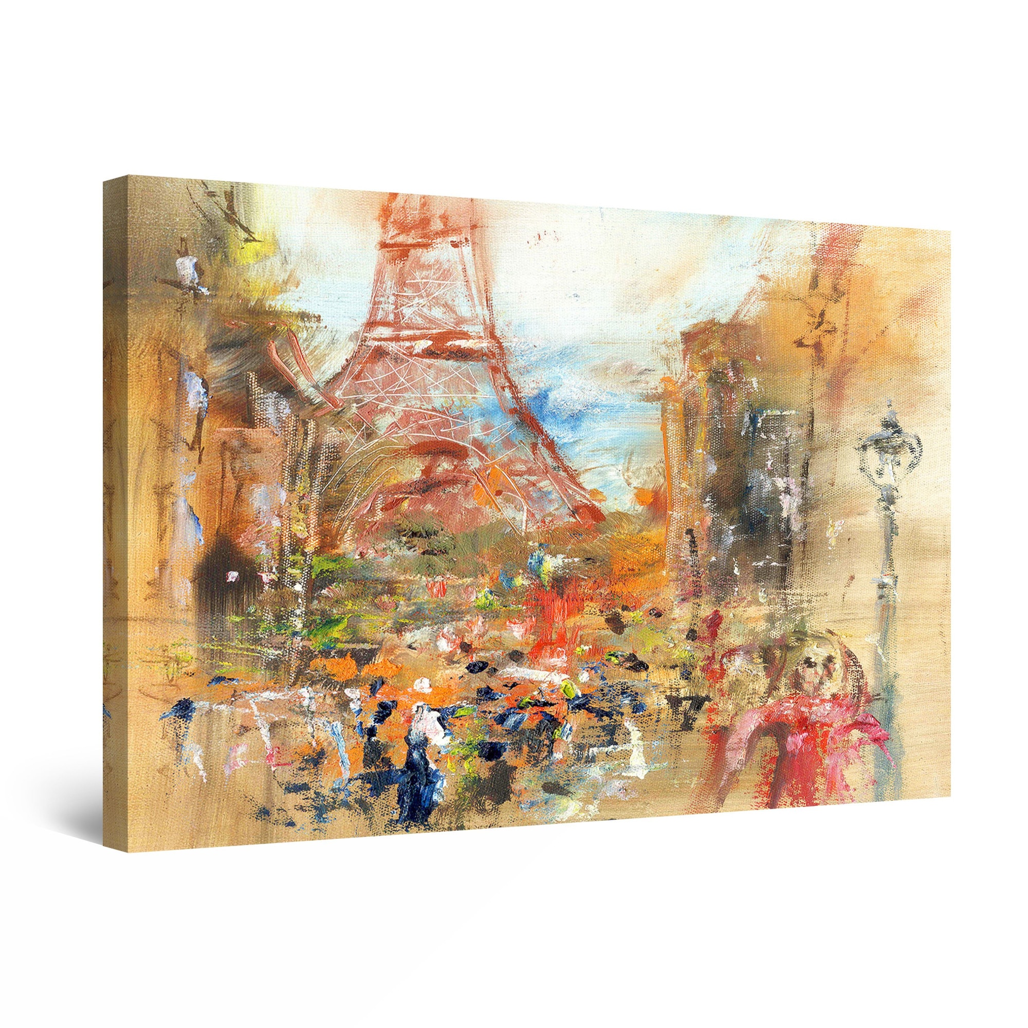 Tablou DualView Startonight Prin Paris, luminos in intuneric, 30 cm x 20 cm