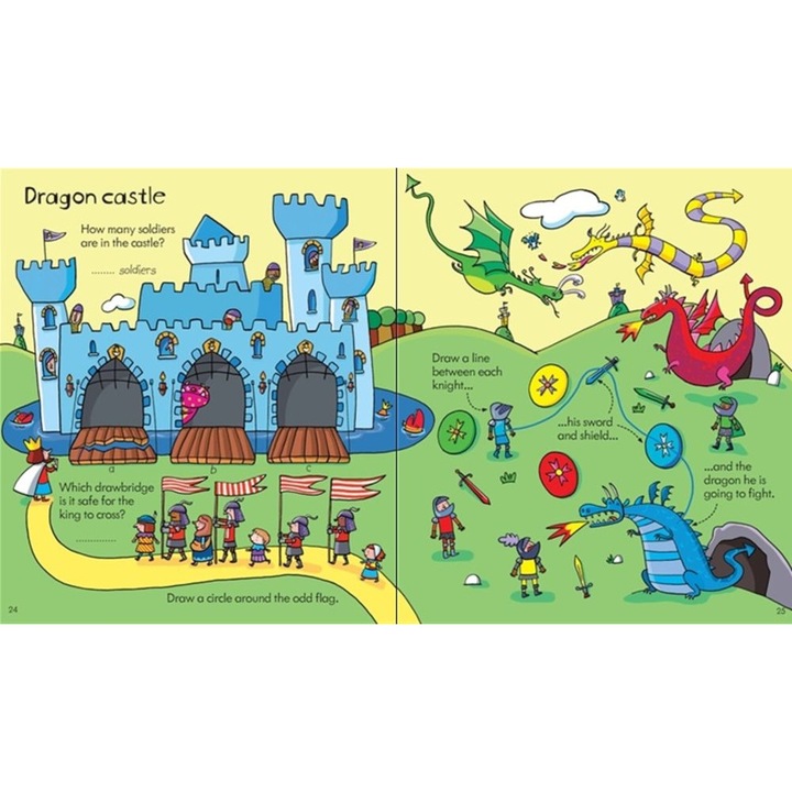 Книжка "Малка детска занимателна книжка", 4 години+, Usborne