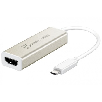 Adaptor j5create JCA153, USB-C la 4K HDMI Adaptor j5create JCA153, USB-C la 4K HDMI