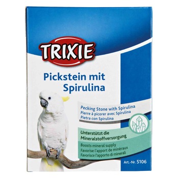 Bloc mineral Trixie cu spirulina pentru pasari 190 g 5106 Bloc mineral Trixie cu spirulina pentru pasari 190 g 5106