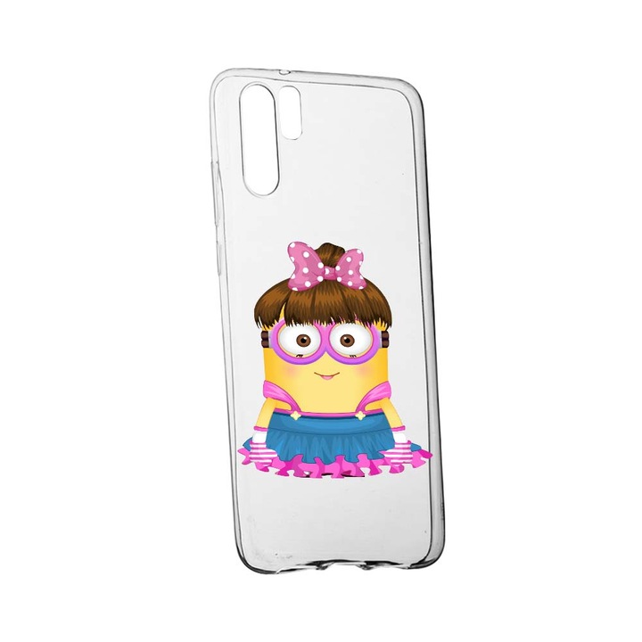 Силиконов калъф Unique за Huawei P30 Pro, Minion Girl, 208