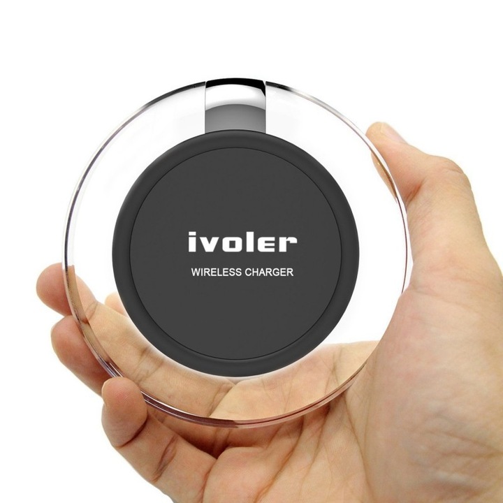 Зарядно устройство iVoler, Qi Wireless, Прозрачно