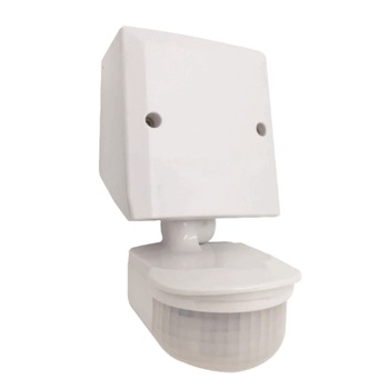 Senzor de miscare cu infrarosu ,montaj perete, IP65 180GR 1200W 10M ALB Senzor de miscare cu infrarosu ,montaj perete, IP65 180GR 1200W 10M ALB