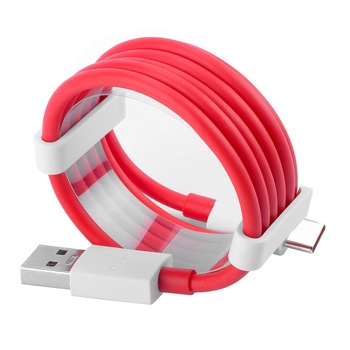 Cablu date USB - USB Type-C OnePlus Dash Charge 1m rosu Original Cablu date USB - USB Type-C OnePlus Dash Charge 1m rosu Original