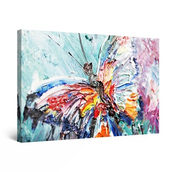 Tablou DualView Startonight Fluture pictat, luminos in intuneric, 80 cm x 120 cm Tablou DualView Startonight Fluture pictat, luminos in intuneric, 80 cm x 120 cm
