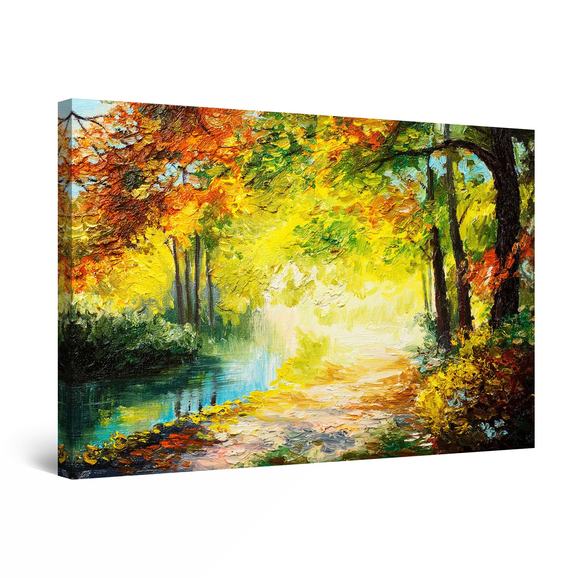 Tablou DualView Startonight Decorul toamnei, luminos in intuneric, 60 cm x 40 cm