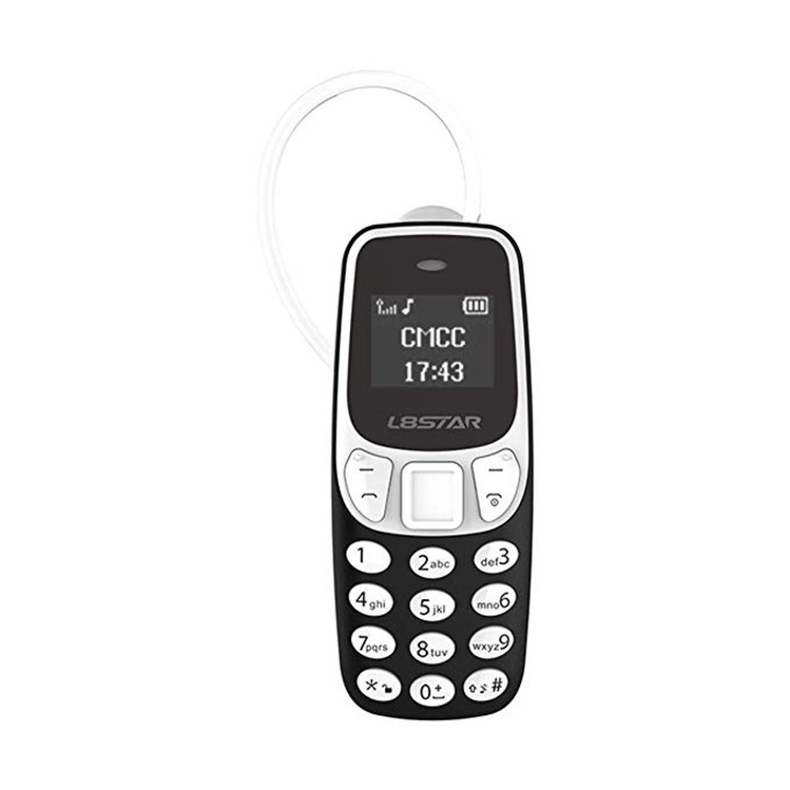 L8Star BM10 Mini kártyafüggetlen mobiltelefon fekete