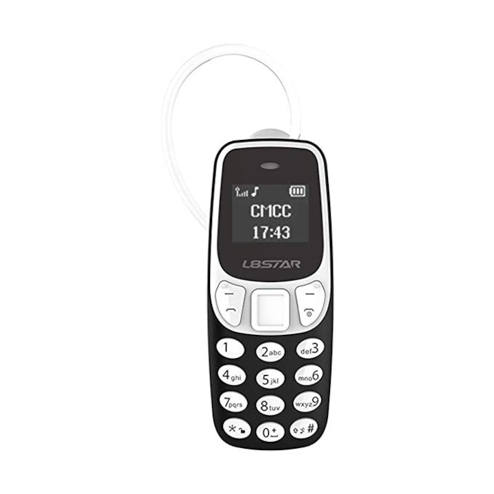 L8Star BM10 Mini kártyafüggetlen mobiltelefon fekete