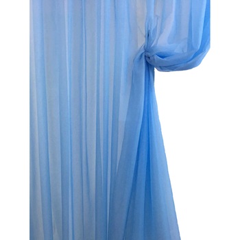 Perdea voal cu rejansa Basic Liz Line, 300x245 cm, poliester, Bleu Perdea voal cu rejansa Basic Liz Line, 300x245 cm, poliester, Bleu