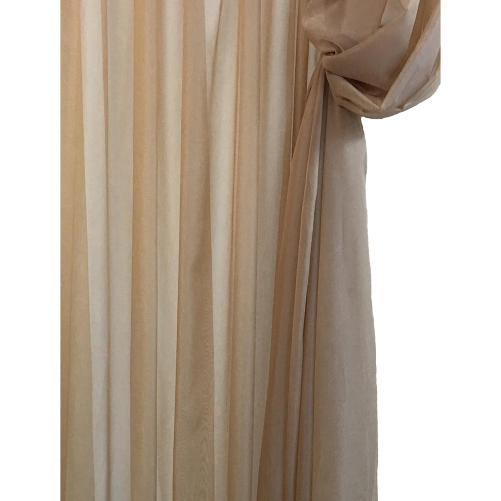 Perdea voal cu rejansa Basic Liz Line, 300x245 cm, poliester, Crem