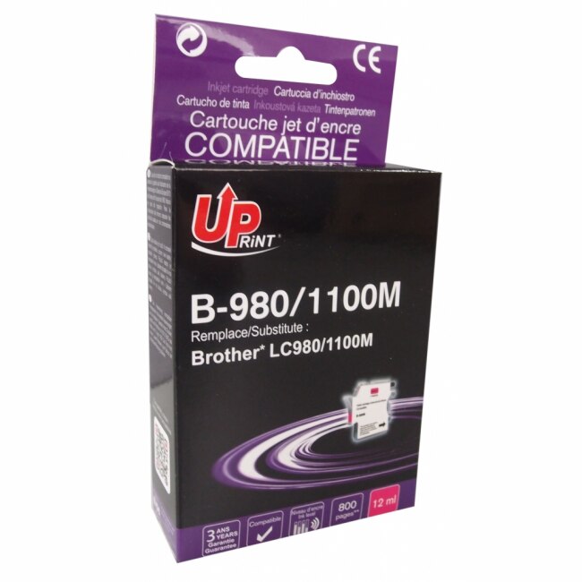 Cartus de cerneala INKTEC, Brother LC1100M/980M/67M/65M/61M/38M, Magenta