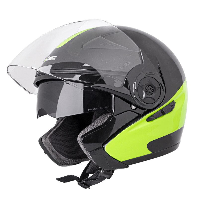 Casca Moto W-TEC Neikko Negru/Fluorescent, XS(53-54)