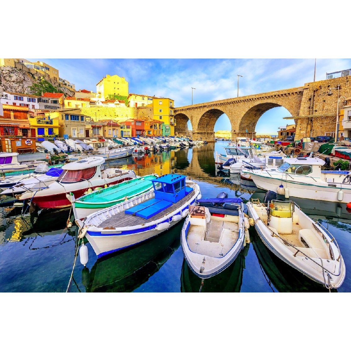 Tablou canvas Pod peste port (75 x 50 cm)