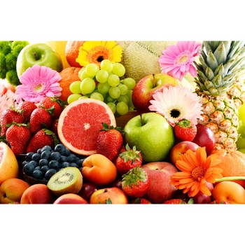 Tablou canvas Legume si fructe 4 (105 x 70 cm) Tablou canvas Legume si fructe 4 (105 x 70 cm)