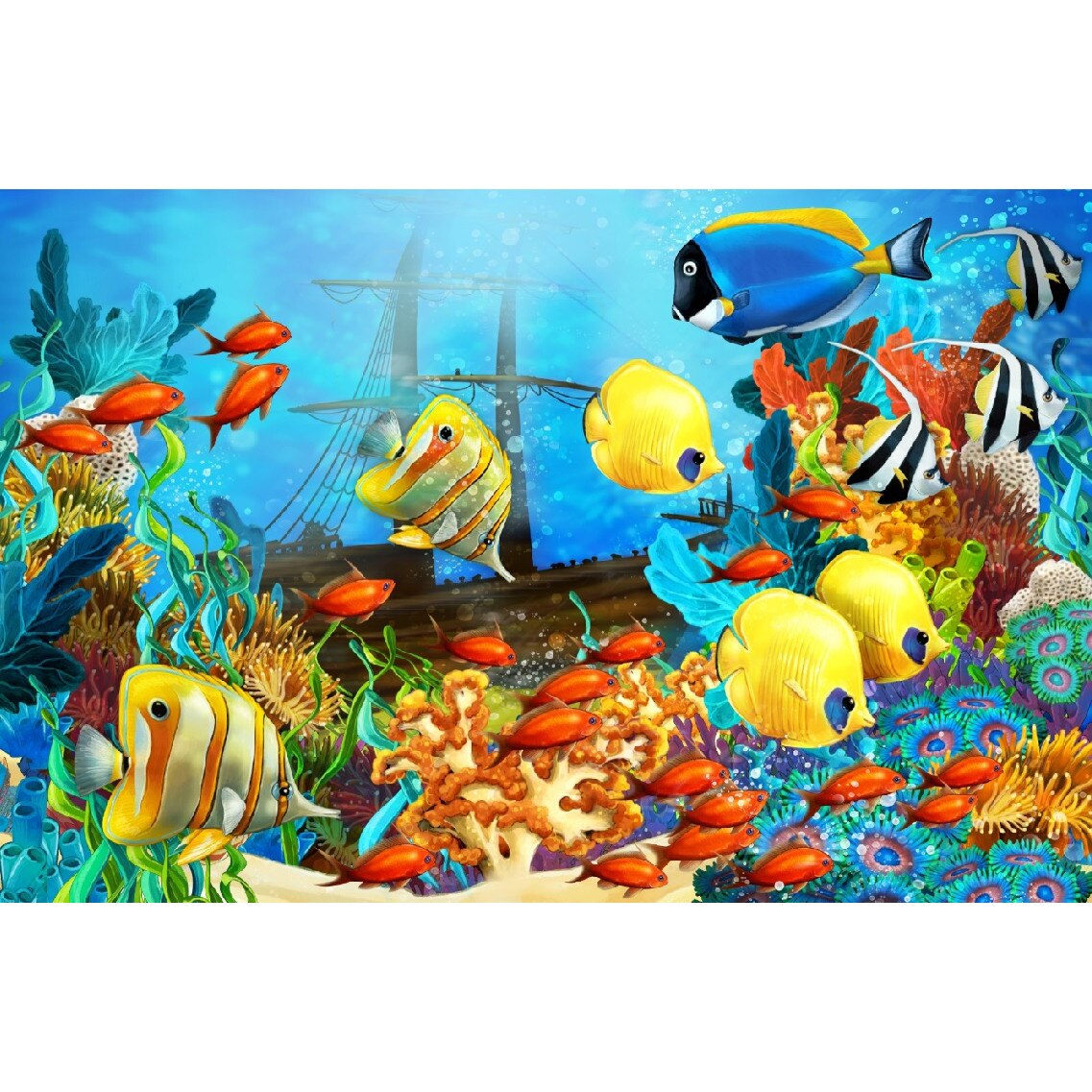 Tablou canvas Oceanul multicolor (105 x 70 cm)