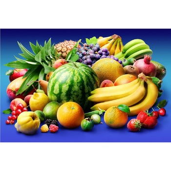 Fototapet din autocolant de perete Legume si fructe 5 270 x 200 cm Fototapet din autocolant de perete Legume si fructe 5 270 x 200 cm