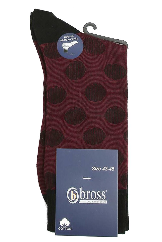 Sosete BBC 15665 barbati,Bross, Bordeaux