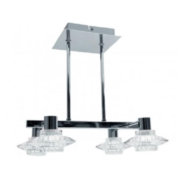 Candelabru LB Light 4X40W, G9, crom lucios