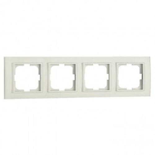 Rama 4 posturi Ovivo Mina orizontala, alb