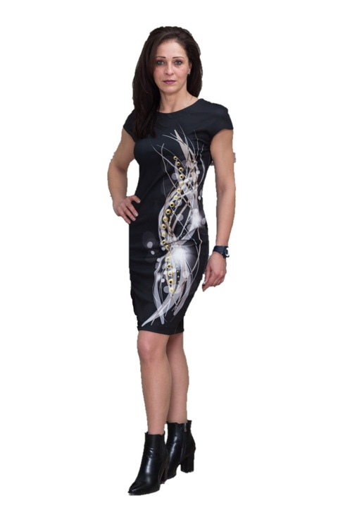 Дамска рокля Eliyon fashion 1004, Черен, L