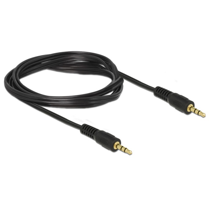 Cablu Audio DC jack 3.5 mm tata / tata 2,5 m, Delock - 84001