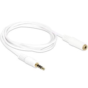 Delock Products 84480 Delock Extension Cable Audio Stereo Jack 3.5 mm male  / female 4 pin 1 m