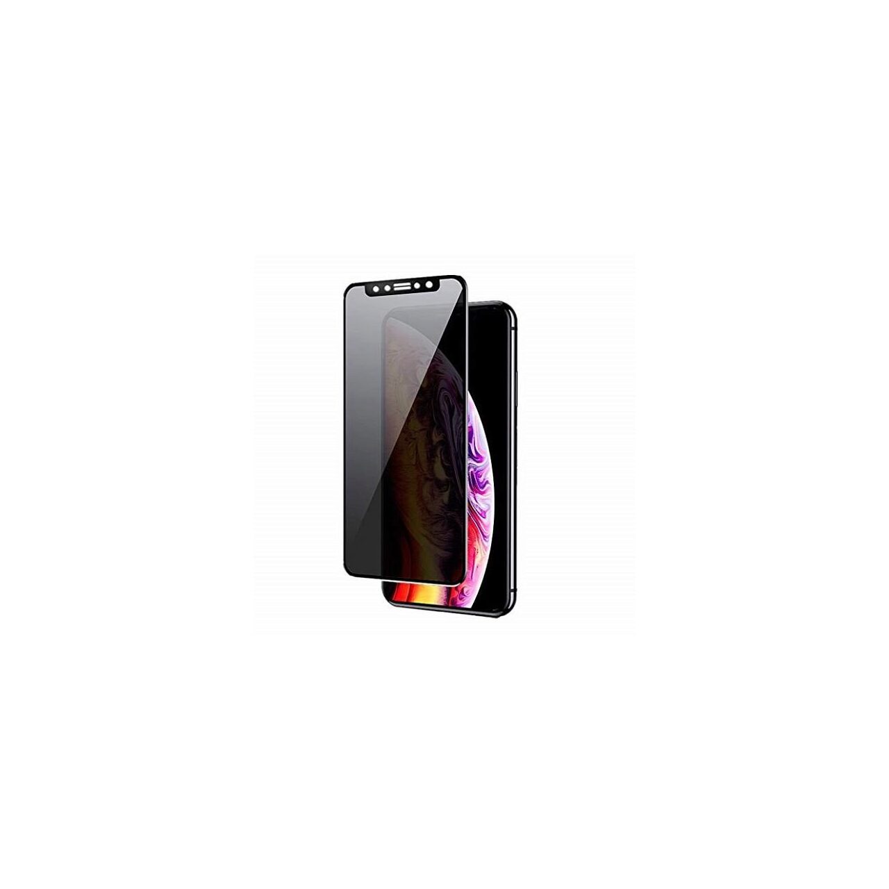 Folie Sticla Apple iPhone XS Max - Iberry Privacy Glass Negru