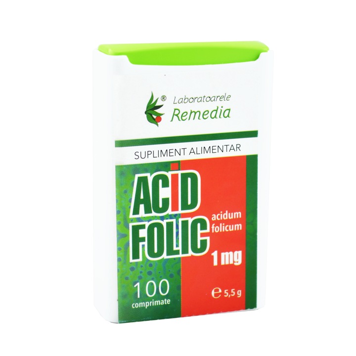 Фолиева киселина Remedia 1 mg 100cpr