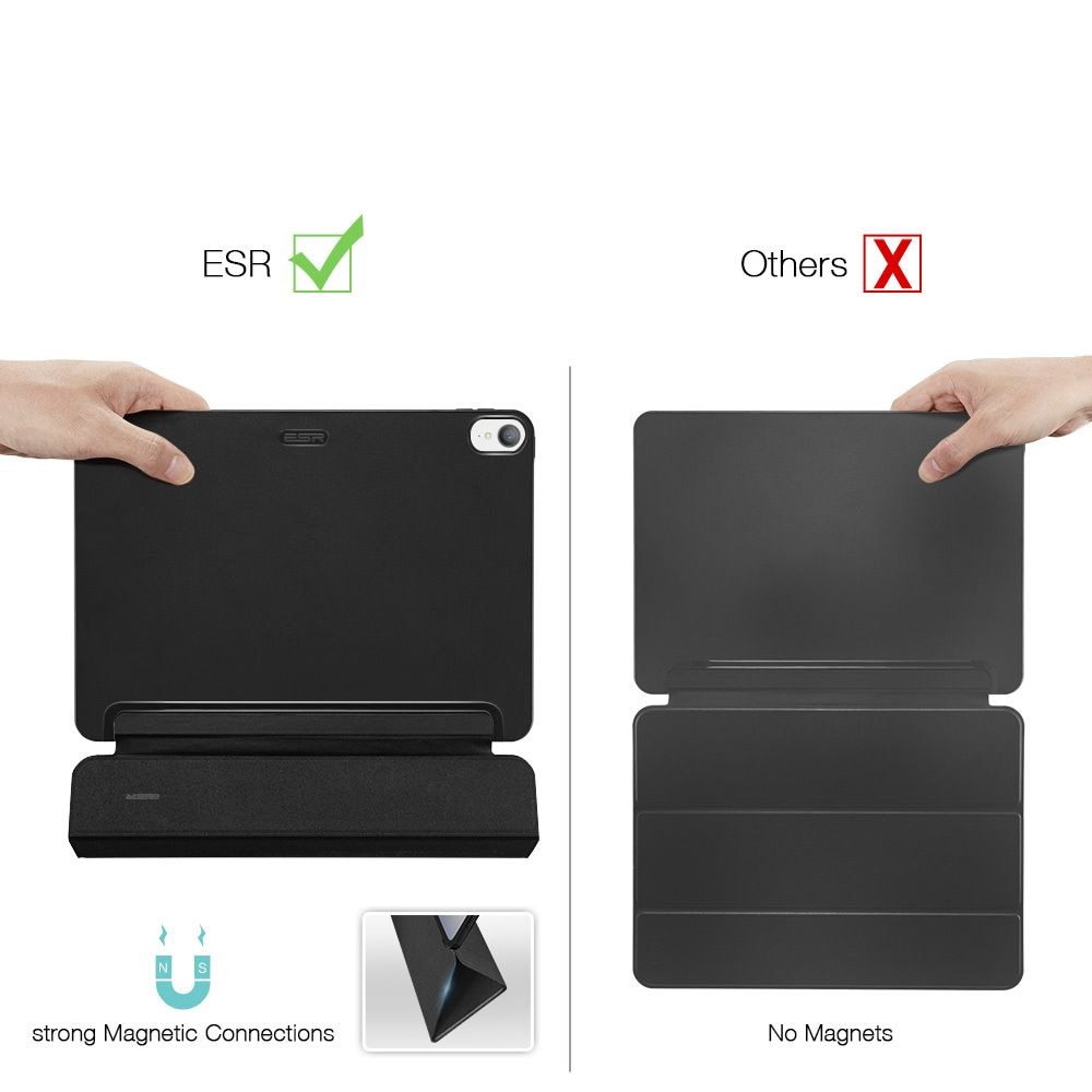 Husa ESR YIPPEE compatibila cu iPad Pro 12.9 inch (2018) Black