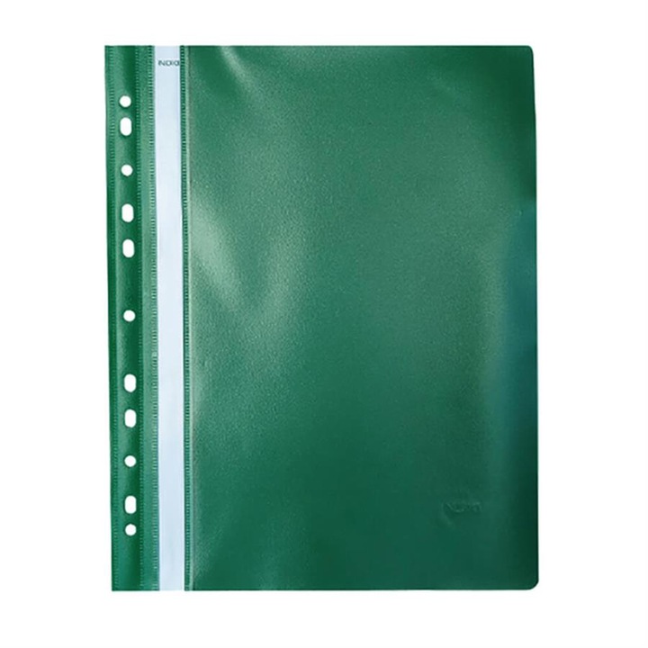Dosar PVC Noki cu sina si multiperforatii verde NK482011160