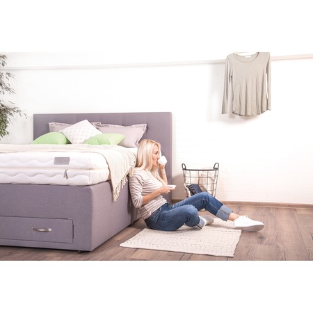 Saltea ortopedica, TED, Adry Cool MultiPocket Springs Memory,80x200x22cm, spuma cu memorie, husa detasabila, fermitate medie