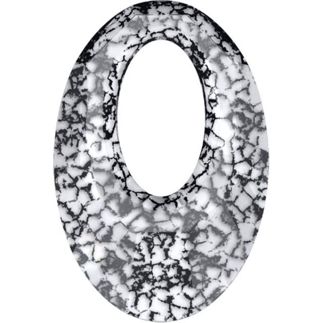 Medalion Helios cu cristale cu lant gros -Black Patina