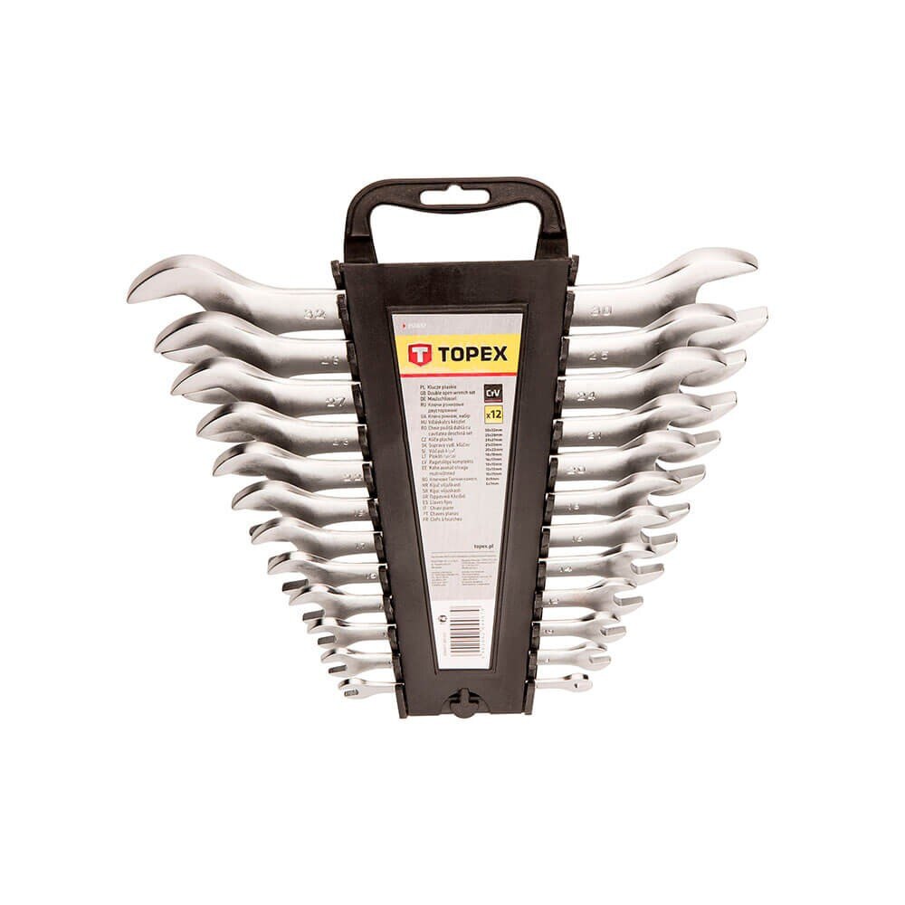 Set de chei fixe duble, 6-32 mm, 12 bucati, 35D657, Topex