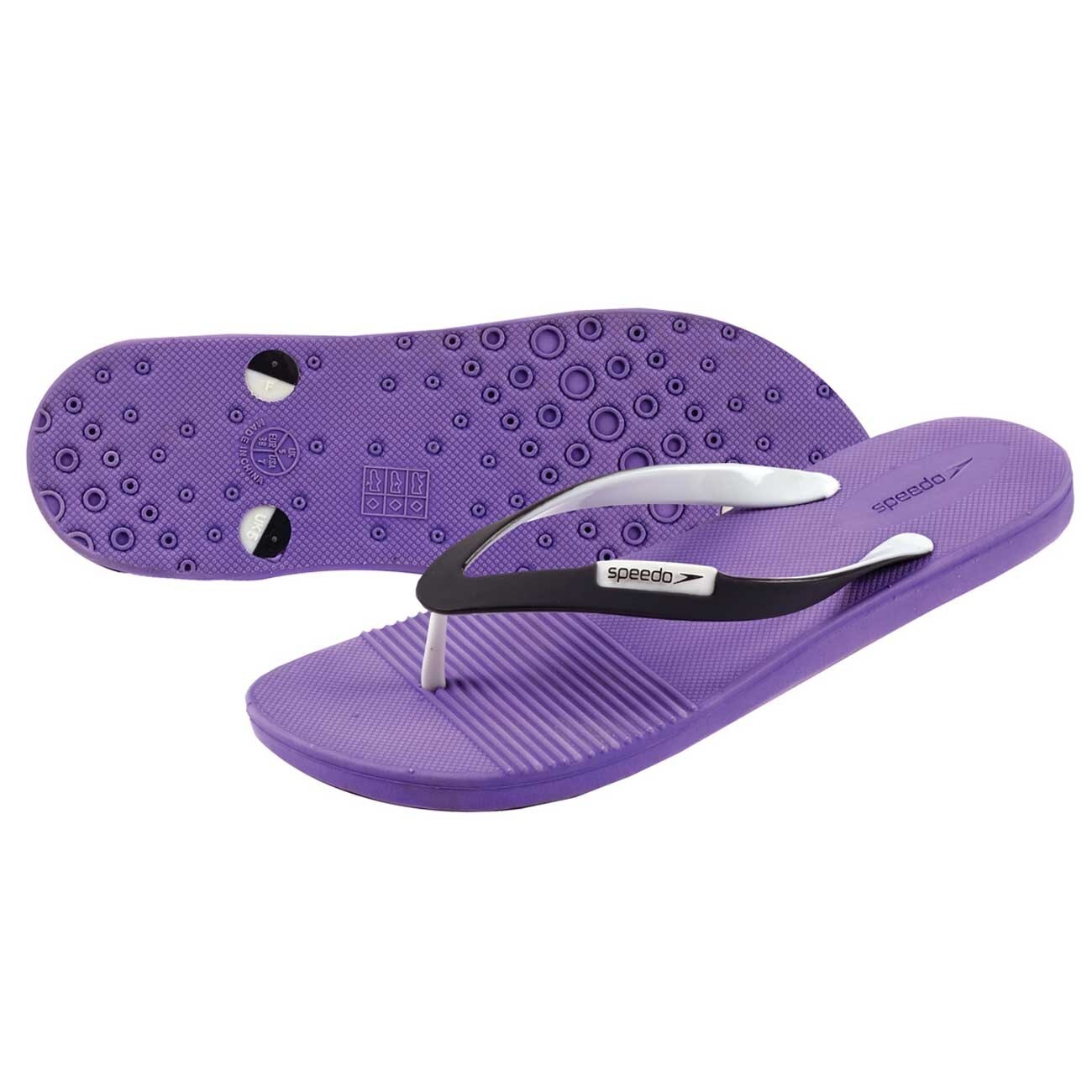 Papuci femei Speedo Saturate II mov/gri, 40.5