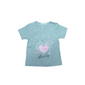 Tricou cu maneca scurta fetite Happy House WB-2548G1, Multicolor, 92 Tricou cu maneca scurta fetite Happy House WB-2548G1, Multicolor, 92