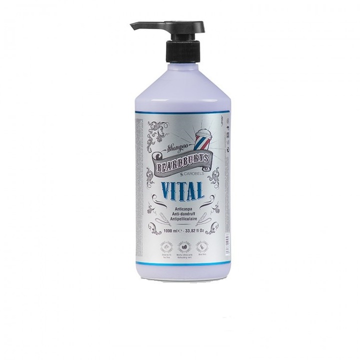 Beardburys Vital Sampoo Korpásodás elleni sampon, 1000 ml